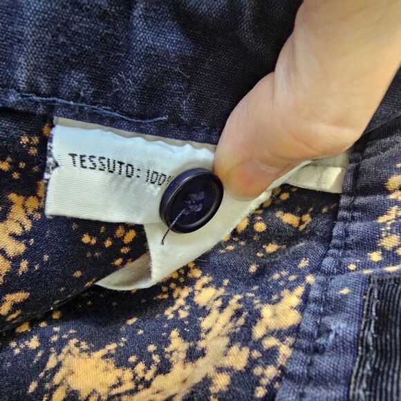 Sea Barrier Men’s Custom Bleach Splattered Navy Cargo Shorts. Size 54 - Picture 5 of 5